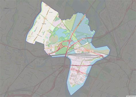 Map of Kearny town, New Jersey - Thong Thai Real