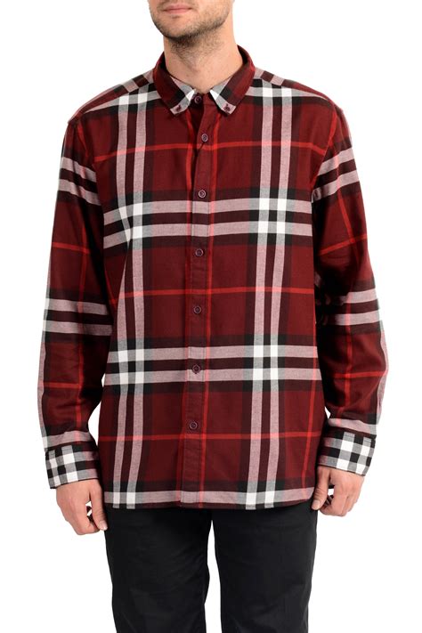 Burberry plaid dress shirt online