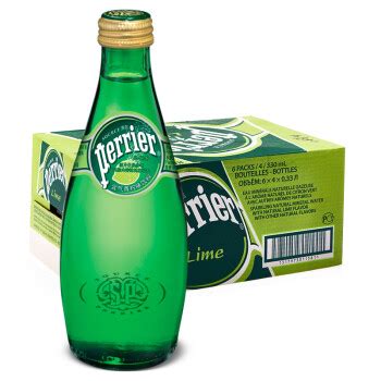 Perrier巴黎水(Perrier)法国原装进口气泡水柠檬味含气矿泉水500ml*6瓶-商品详情-光明菜管家