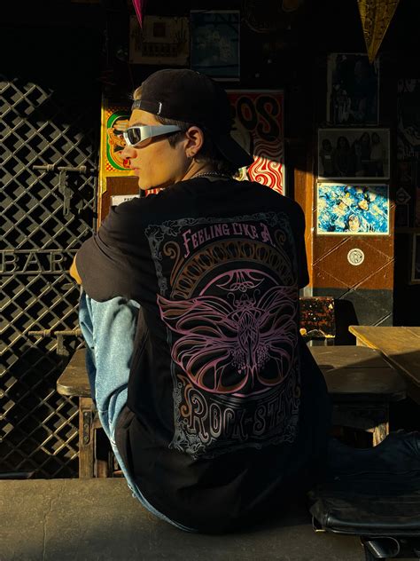 Buy Rock Star Oversized Printed T-shirt Online | THREADCURRY