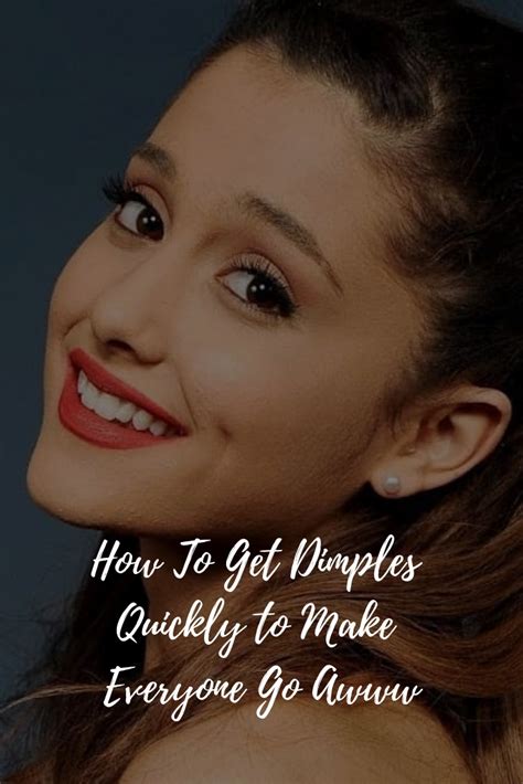 Image result for How to Make Dimples