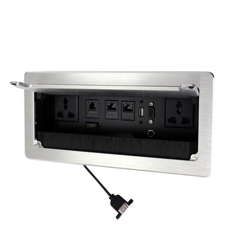 BOXNUBE Fliptop Box Cable Cubby Extension Board with Universal Power ...