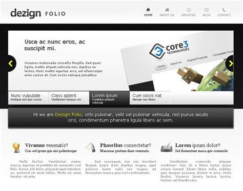 PSD to HTML Conversion Tutorial 的图像结果