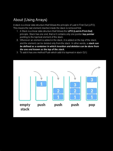 Image result for Stack Representation Using Array