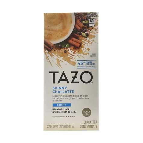 Tazo Tea Concentrate Black Tea Skinny Chai Latte