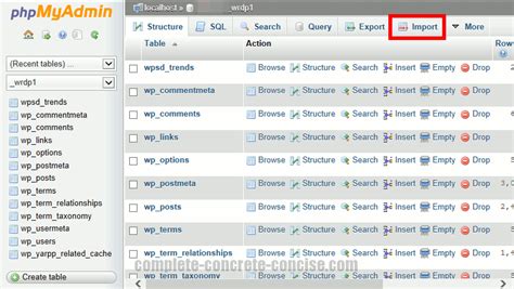 Open Database Phpmyadmin File 的图像结果