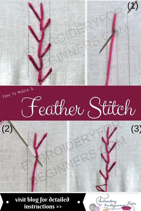Feather Stitch Tutorial 的图像结果