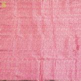 Handloom Razzmatazz Pink Pure Brocade Banarasi Fabric – Khinkhwab