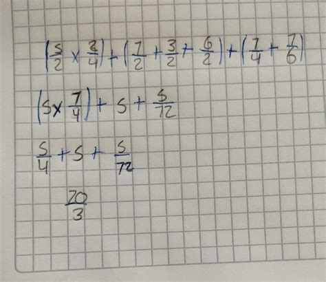 (5/2 × 2/4)+(1/2+3/2+6/2)+(1/4+1/6) - Brainly.lat