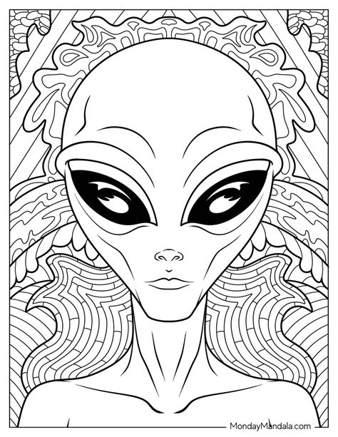 Image result for Alien Coloring Pages