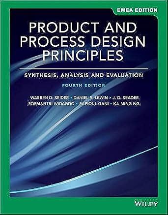 Buy Product and Process Design Principles Book Online at Low Prices in ...