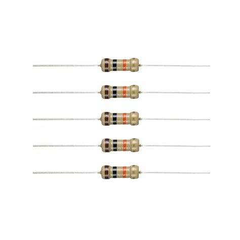 1K Ohm Resistor 1K Ohm Resistance 1/4W Power Rating 5% – REES52