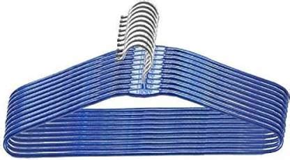 Alment Cloth Hangers for Almirah Steel Dress Pack of 20 Hangers For ...