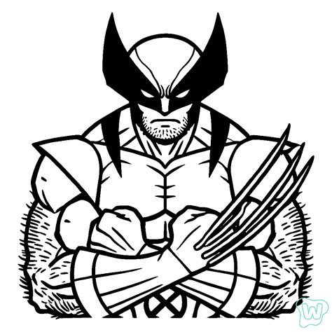 20 Wolverine Coloring Pages - Free Printable Pages!