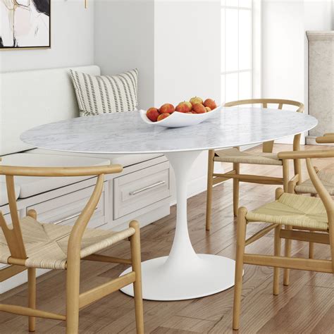 Large Oval Marble Dining Table at Helen Ervin blog