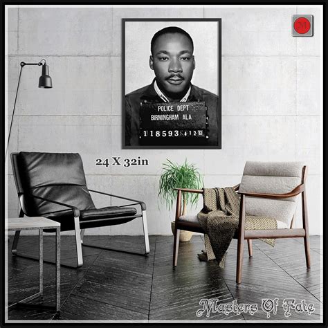 Masters of Fate Martin Luther King Mugshot Poster India | Ubuy
