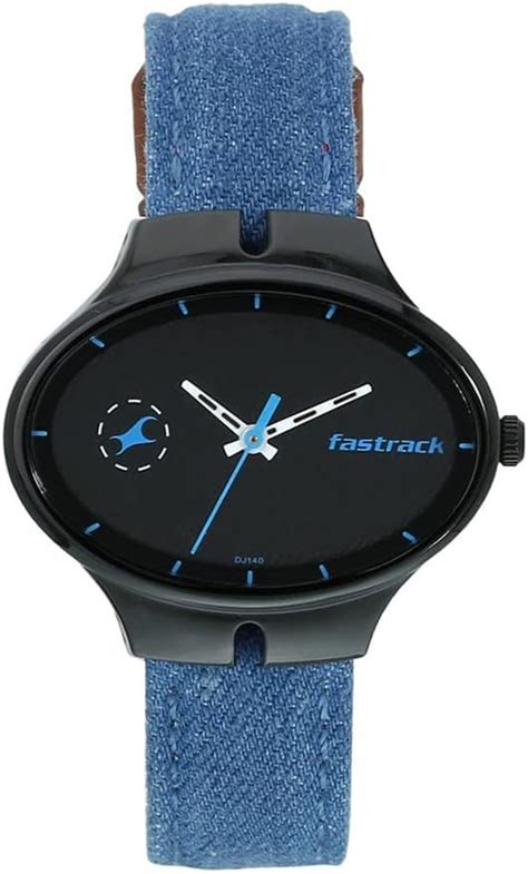 Fastrack Denim Analog Black Dial Women's Watch NM6185NL01/NN6185NL01 ...