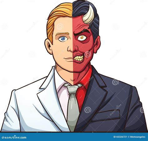 Half Demon Half Human Sketch