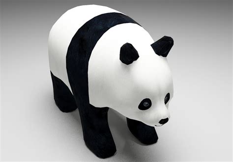 熊猫 免费 3D 模型 下载 - Free3D