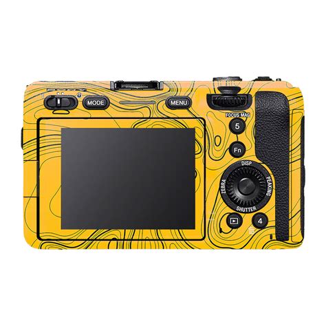 Topographic Map Pattern Sony FX30 Camera Skin