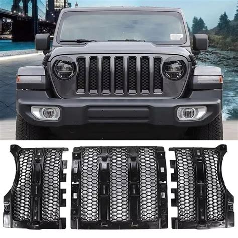 フロントグリル メッシュ ジープ ラングラー JL グラディエーター JT ABS | ABC-Patch