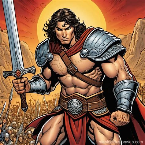 Joshua: The Military Bible Character | Stable Diffusion Online - characteristics of joshua in the bible