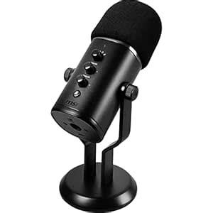 MSI IMMERSE GV60 Streaming Microphone (USB Type-C Interface and 3.5mm ...