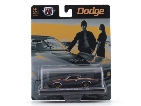 1970 Dodge Charger R/T 440 6-Pack grey 1:64 M2 Machines licensed ...
