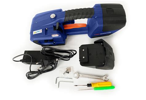 Páskovač HU-P1316 včetně náhradní baterie, šířka pásku 13 - 16 mm ...