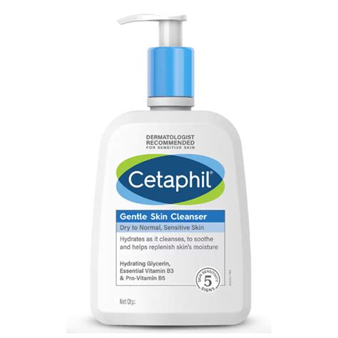 Cetaphil Gentle Skin Cleanser Dry to Normal Skin with Niacinamide Derm ...