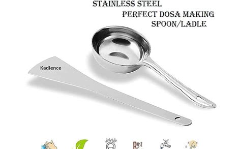 Buy J S Mart Stainless Steel dosa Making Set with ladle and Spatula ...