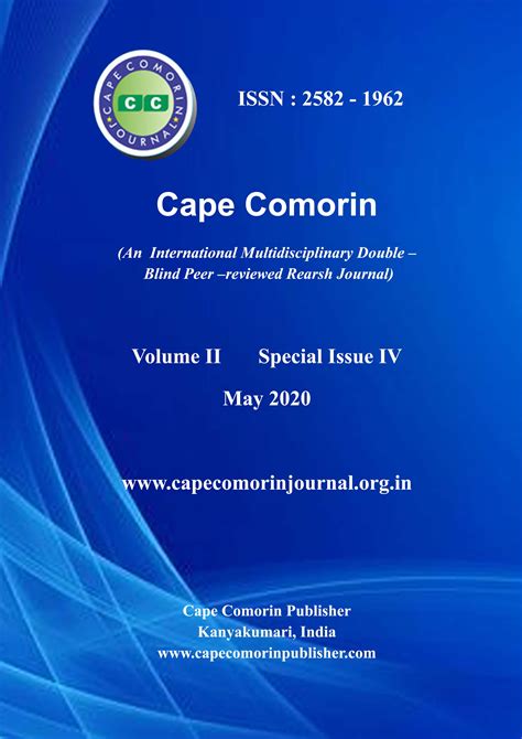 Welcome to Cape Comorin Journal-An International Multidisciplinary ...