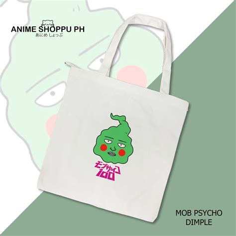 MOB PSYCHO DIMPLE | Anime Canvass Tote Bag - ANIME Shoppu PH | Shopee ...
