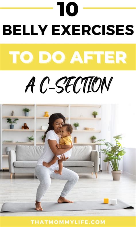 10 simple belly exercises you can do after your c section – Artofit