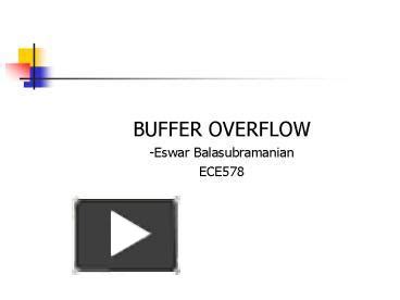 Image result for Buffer Overflow Presentation Slides