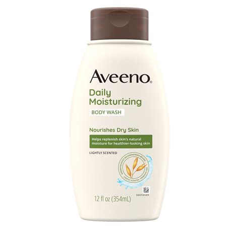 Aveeno Daily Moisturizing Oat Body Wash for Dry Skin, 12 fl. oz ...
