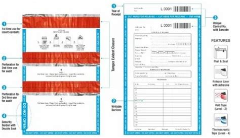 Gold Loan Pouch - High Security Gold Loan Pouch Manufacturer from Chennai