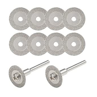 uxcell 10 Pcs 16mm Diamond Cutting Wheels Cut Off Wheel with 2 Pcs ...
