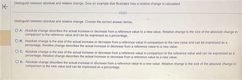 Image result for Absolute and Relative Change