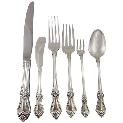 Afterglow by Oneida Sterling Silver Flatware Set for 12 Service 78 ...