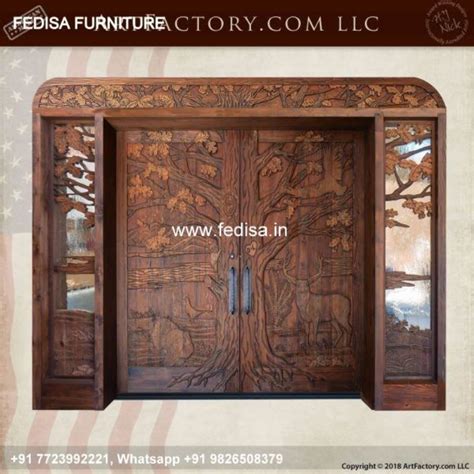 Door Design Wooden Main Door Designs Indian Style Sagwan Chokhat Design ...