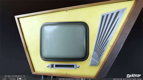 Futuristic Television Set