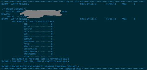 Mainframe Sequential Dataset 的图像结果