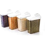 Buy Cello Checkers Plastic PET Canister Set, 18 Pieces, Clear Online at ...