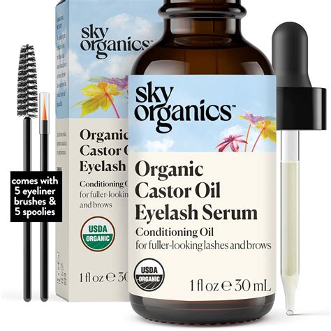 Organic Castor Oil By Sky Organics, Cold-Pressed, 100% Pure, Hexane ...
