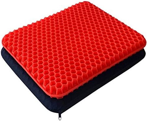 Gel Seat Cushion - Enhanced Double Thick Egg Seat Cushion with Non-Slip ...