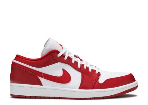 Jordan 1 Low 'Gym Red' - Air Jordan - 553558 611 - gym red/white ...