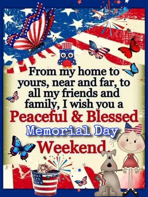 I wish you a peaceful & blessed Memorial Day Weekend in 2025 | Happy memorial day quotes ...