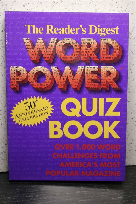 Word Power Quiz Book : Editors of Reader's Digest: Amazon.in: Books