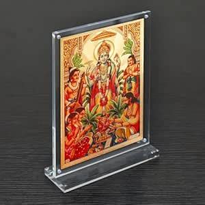 Hawai Gold Plated Shree Satyanarayana Swamy Vishnu Photo with ...